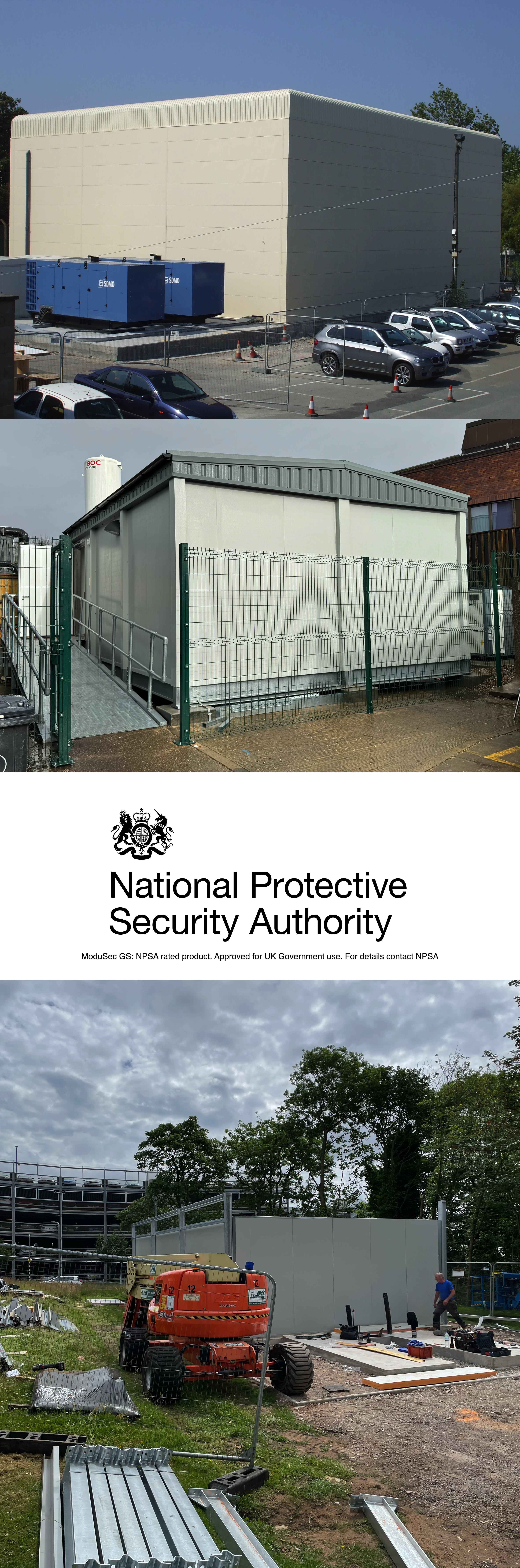 modular building 2 National Protective Security Authority data centre build